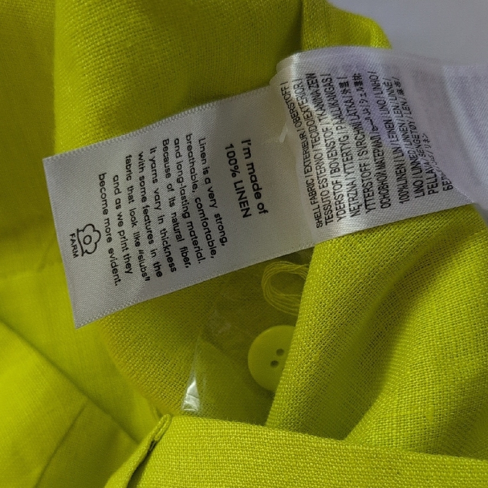 NWT FARM Rio Lime Green Trousers - Picture 3 of 8